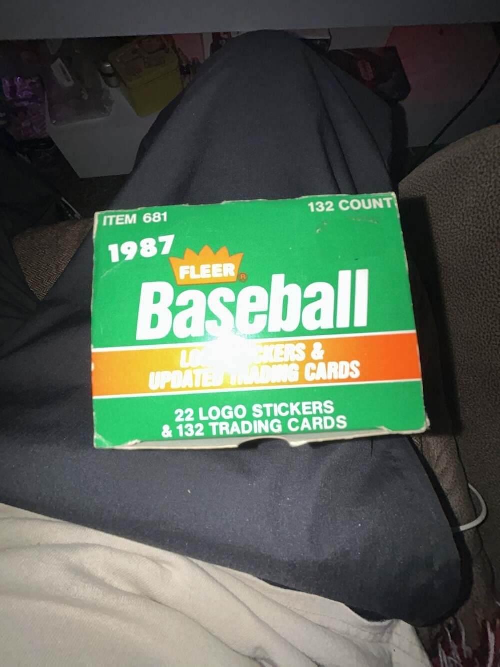 1987 Fleer Baseball Update Factory Set Box 132 Count